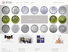 Tablet Screenshot of canends.com